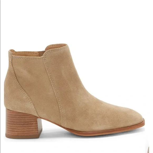 Lucky Brand Women's Lilye Bootie - Waterproof Suede Ankle Boots With Memory Foam Insole